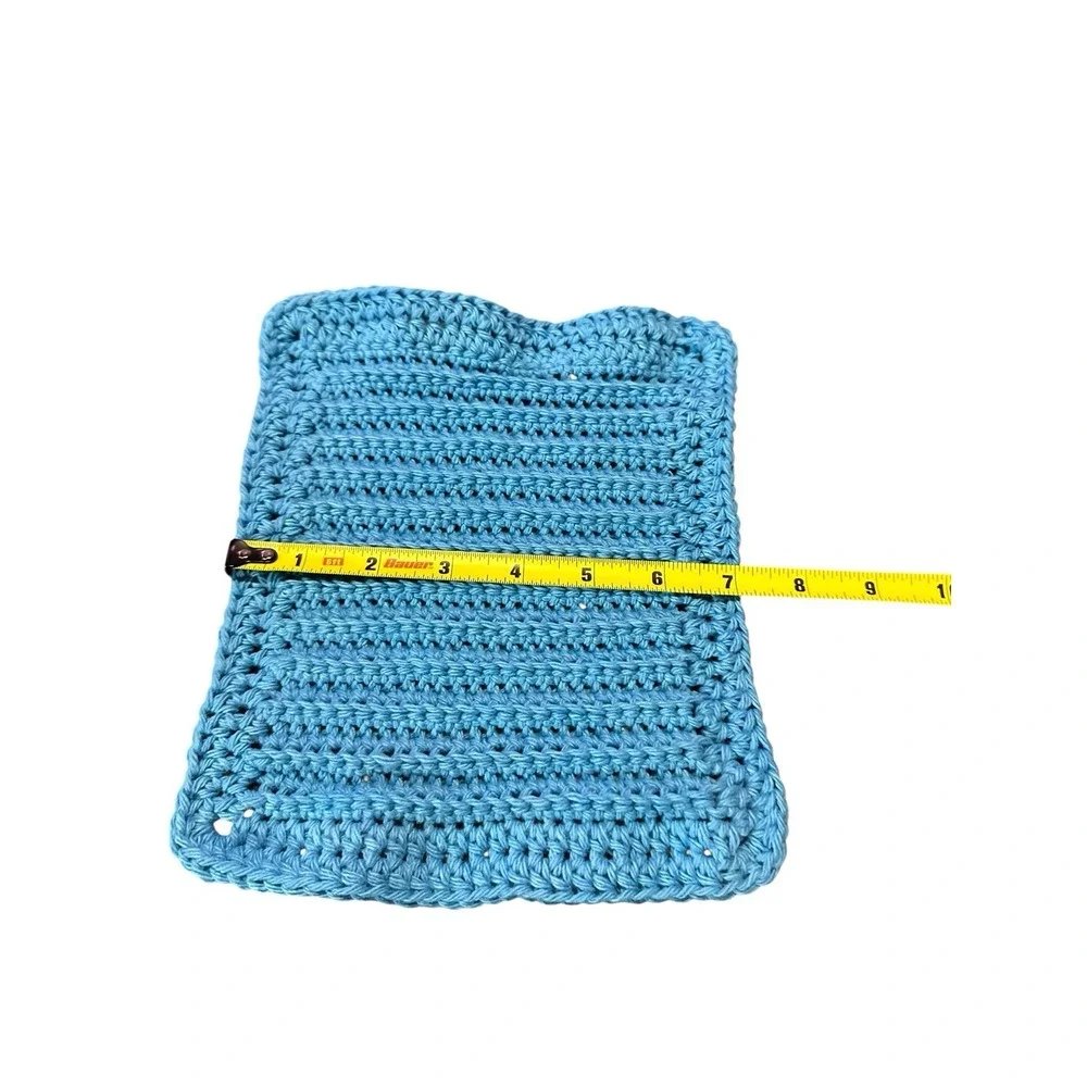 NEW crochet dish washing set 1 cotton wash cloth 1 dish scrubby handmade